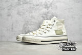 CONVERSE CHUCK TAYLOR ALL-STAR 70S HIGH PATCHWORK EGRET/LIGHT BONE A00734C