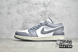NIKE AIR JORDAN 1 LOW VINTAGE GREY STEALTH/WHITE/SAIL 553558-053