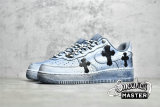NIKE AIR FORCE 1 LOW X CHROME HEARTS GREY/BLACK/BLUE
