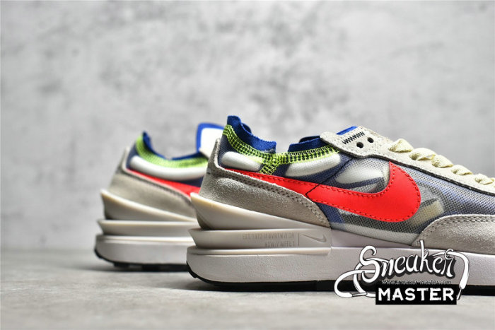 NIKE WAFFLE ONE COCONUT MILK/HYPER ROYAL/LIGHT LEMON TWIST/BRIGHT CRIMSON DA7995-101