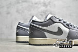 NIKE AIR JORDAN 1 LOW VINTAGE GREY STEALTH/WHITE/SAIL 553558-053