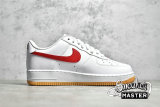 NIKE AIR FORCE 1 LOW RETRO COLOR OF THE MONTH WHITE/UNIVERSITY RED/GUM YELLOW DJ3911-102
