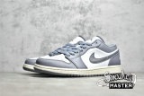 NIKE AIR JORDAN 1 LOW VINTAGE GREY STEALTH/WHITE/SAIL 553558-053