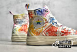 CONVERSE CHUCK TAYLOR ALL-STAR 70S HIGH PRIDE WHITE/UNIVERSITY RED/MULTI-COLOR A02266C