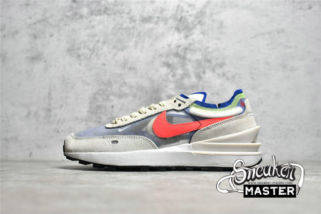 NIKE WAFFLE ONE COCONUT MILK/HYPER ROYAL/LIGHT LEMON TWIST/BRIGHT CRIMSON DA7995-101