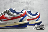 NIKE SACAI X AIR ZOOM CORTEZ SP 4.0 OG ROYAL FUCHSIA WHITE/NAVY BLUE/RED DQ0581-001