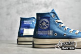 CONVERSE CHUCK TAYLOR ALL-STAR 70S HIGH PATCHWORK BLUE/WHITE/BLACK A00733C