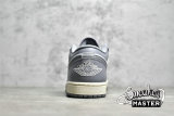 NIKE AIR JORDAN 1 LOW VINTAGE GREY STEALTH/WHITE/SAIL 553558-053