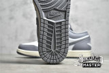 NIKE AIR JORDAN 1 LOW VINTAGE GREY STEALTH/WHITE/SAIL 553558-053