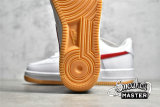 NIKE AIR FORCE 1 LOW RETRO COLOR OF THE MONTH WHITE/UNIVERSITY RED/GUM YELLOW DJ3911-102