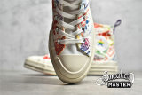 CONVERSE CHUCK TAYLOR ALL-STAR 70S HIGH PRIDE WHITE/UNIVERSITY RED/MULTI-COLOR A02266C