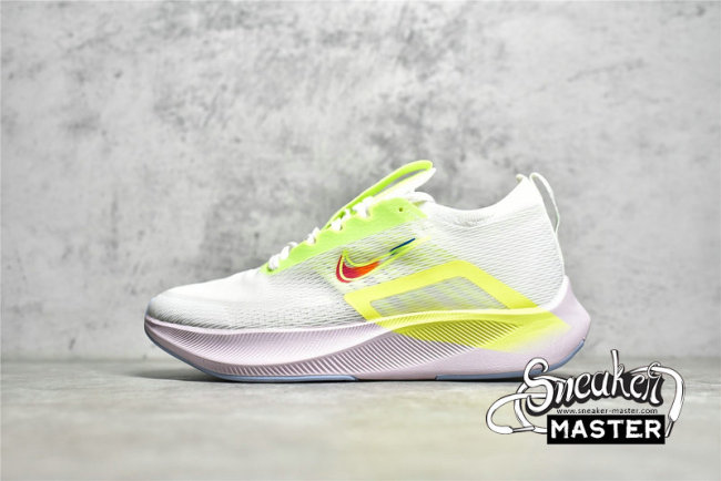 NIKE ZOOM FLY 4 PREMIUM WHITE/FLUORESCENT GREEN/RED DN2658-101