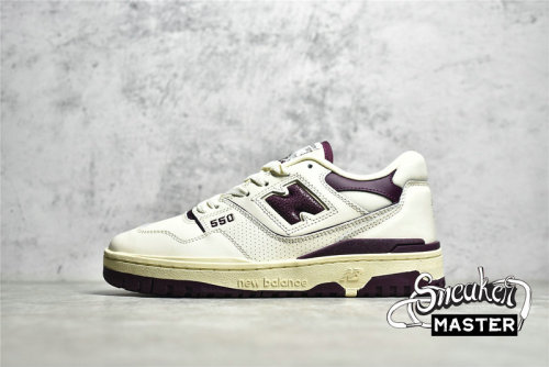 NEW BALANCE AIMÉ LEON DORE X 550 RUNNING SHOES BEIGE∕PURPLE∕BEIGE BB550AR1
