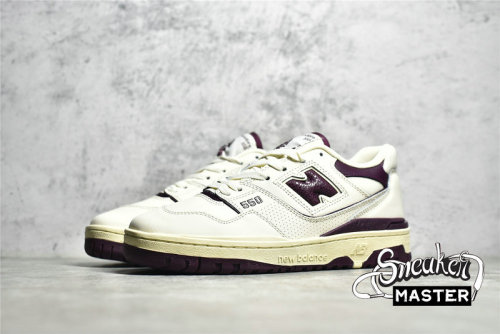 NEW BALANCE AIMÉ LEON DORE X 550 RUNNING SHOES BEIGE∕PURPLE∕BEIGE BB550AR1