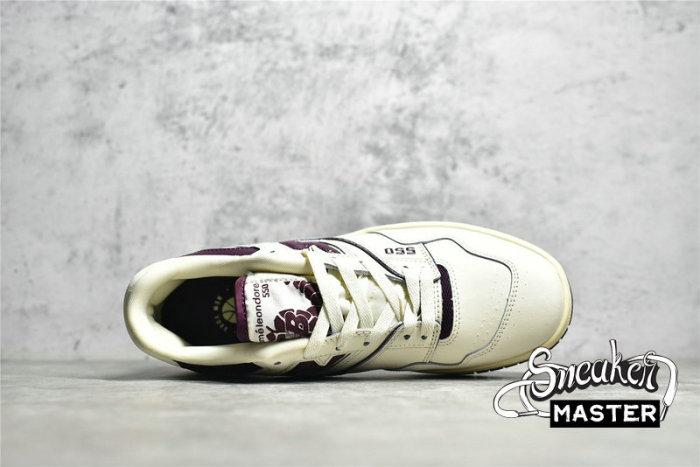 NEW BALANCE AIMÉ LEON DORE X 550 RUNNING SHOES BEIGE∕PURPLE∕BEIGE BB550AR1