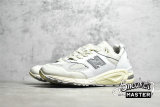 NEW BALANCE 990V2 RUNNING SHOES SEA SALT∕RAIN CLOUD M990TC2
