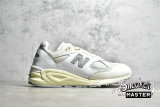 NEW BALANCE 990V2 RUNNING SHOES SEA SALT∕RAIN CLOUD M990TC2
