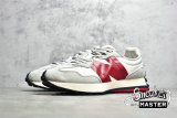 NEW BALANCE 327 RUNNING SHOES WHITE∕WHITE∕RED MS327SC1