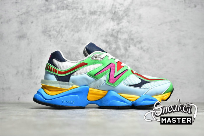 NEW BALANCE JOE FRESHGOODS X 9060 RUNNING SHOES MULTI-COLOR/RED U9060NBN