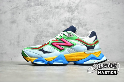 NEW BALANCE JOE FRESHGOODS X 9060 RUNNING SHOES MULTI-COLOR/RED U9060NBN