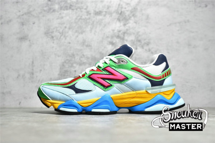 NEW BALANCE JOE FRESHGOODS X 9060 RUNNING SHOES MULTI-COLOR/RED U9060NBN