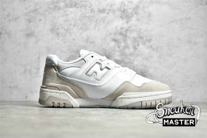NEW BALANCE 550 RUNNING SHOES WHITE/SUMMER FOG/RAIN CLOUD BB550NCB