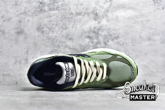 NEW BALANCE JJJJOUND X 990V3 MADE IN USA OLIVE/BLACK/WHITE M990JD3