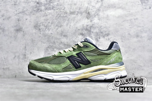 NEW BALANCE JJJJOUND X 990V3 MADE IN USA OLIVE/BLACK/WHITE M990JD3