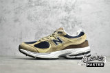 NEW BALANCE 2002R RUNNING SHOES BEIGE/NAVY BLUE/WHITE ML2002R5