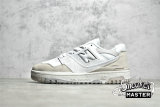 NEW BALANCE 550 RUNNING SHOES WHITE/SUMMER FOG/RAIN CLOUD BB550NCB