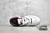 NEW BALANCE 550 RUNNING SHOES WHITE/WINE RED/BLUE BB550WBG