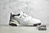 NEW BALANCE 550 RUNNING SHOES WHITE/NATURAL INDIGO/BURGUNDY BB550PWB
