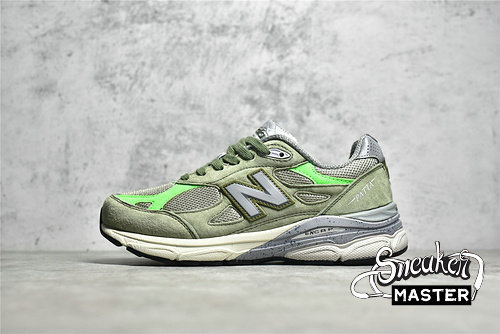 NEW BALANCE PATTA X 990V3 MADE IN USA LIGHT OLIVE/GREY/BEIGE M990PP3