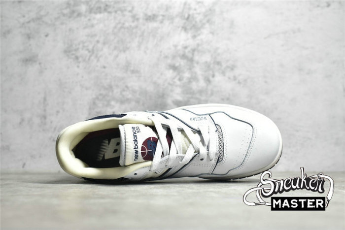 NEW BALANCE 550 RUNNING SHOES WHITE/NATURAL INDIGO/BURGUNDY BB550PWB