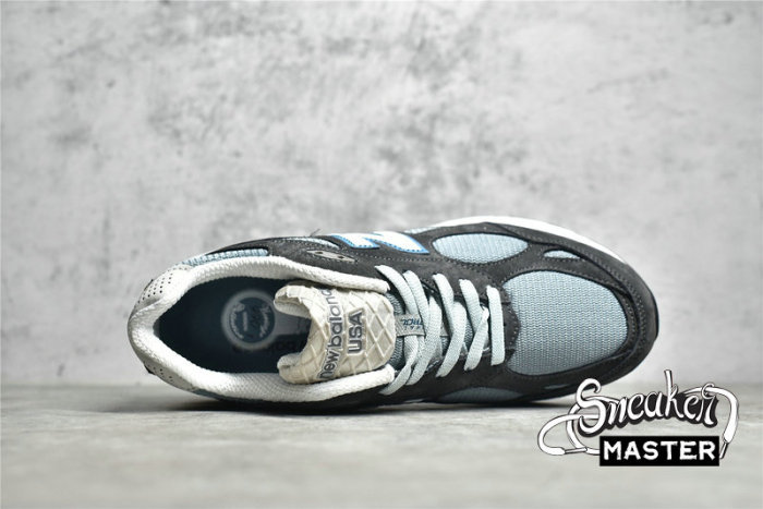 NEW BALANCE KITH X 990V3 MADE IN USA STEEL BLUE/GREY/BEIGE M990KS3