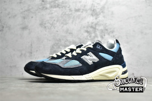 NEW BALANCE 990V2 MADE IN USA NAVY/CASTLEROCK/WHITE M990TB2