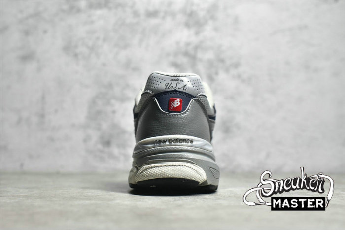 NEW BALANCE 990V3 MADE IN USA RUNNING SHOES ELEPHANT GREY/NAVY M990GJ3