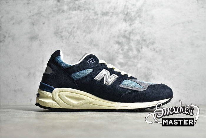 NEW BALANCE 990V2 MADE IN USA NAVY/CASTLEROCK/WHITE M990TB2