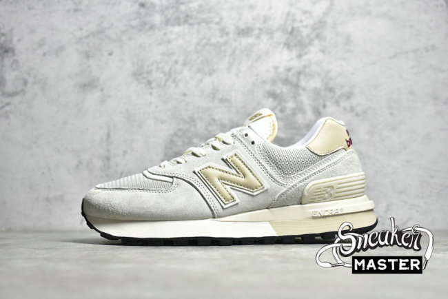 NEW BALANCE 574 LEGACY RUNNING SHOES OFF WHITE/OFF WHITE/OFF WHITE U574LGE1