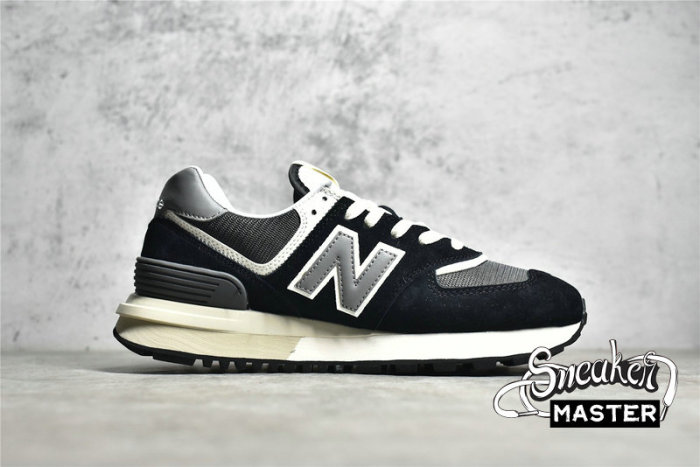 NEW BALANCE 574 LEGACY RUNNING SHOES BLACK/MARBLEHEAD U574LGG1