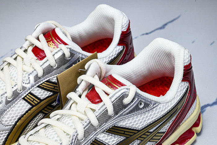 1203A692-100 GEL KAYANO 14 SPORTY AND CASUAL BREATHABLE RUNNING SHOES RED/REDNESS