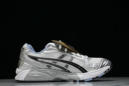 1203A961-101 GEL KAYANO 14 SPORTY AND CASUAL BREATHABLE RUNNING SHOES WHITE/LIGHT BLUE