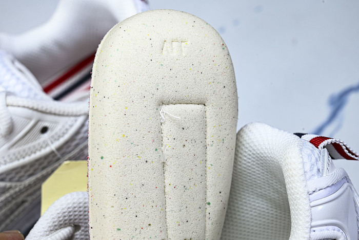 1203B291-100 THOM BROWNE X GEL KAYANO 14 MEN'S AND WOMEN'S CASUAL SHOES WHITE/PURE WHITE