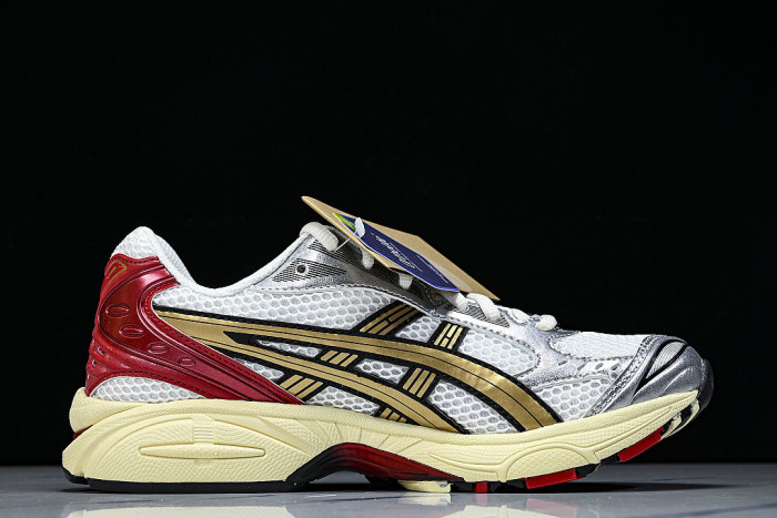 1203A692-100 GEL KAYANO 14 SPORTY AND CASUAL BREATHABLE RUNNING SHOES RED/REDNESS
