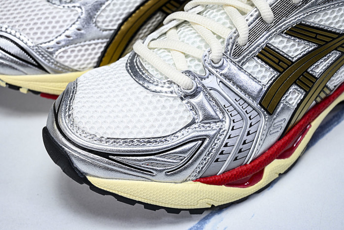 1203A692-100 GEL KAYANO 14 SPORTY AND CASUAL BREATHABLE RUNNING SHOES RED/REDNESS