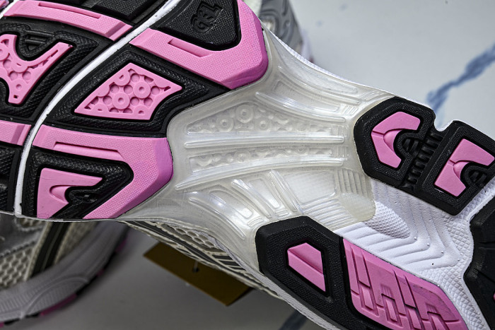 1203A537-103 GEL KAYANO 14 SPORTY AND CASUAL BREATHABLE RUNNING SHOES SILVER/LIGHT PINK
