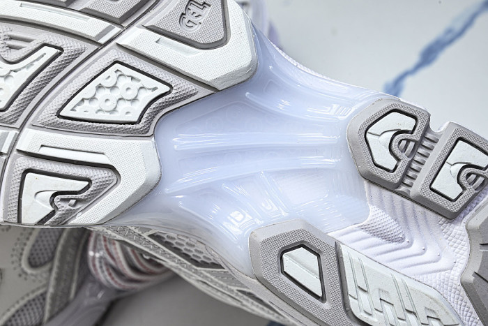1203B291-100 THOM BROWNE X GEL KAYANO 14 MEN'S AND WOMEN'S CASUAL SHOES WHITE/PURE WHITE