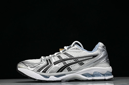 1203A961-101 GEL KAYANO 14 SPORTY AND CASUAL BREATHABLE RUNNING SHOES WHITE/LIGHT BLUE