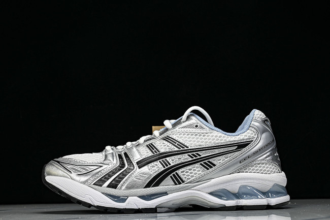 1203A961-101 GEL KAYANO 14 SPORTY AND CASUAL BREATHABLE RUNNING SHOES WHITE/LIGHT BLUE