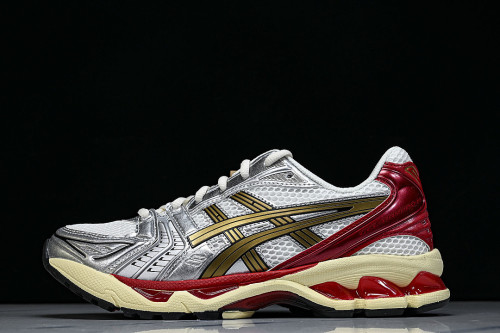 1203A692-100 GEL KAYANO 14 SPORTY AND CASUAL BREATHABLE RUNNING SHOES RED/REDNESS